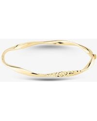 T.H.Baker - 9Ct Diamond-Cut Twist Hinged Bangle Bn486 - Lyst