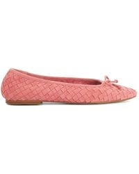 Dune - 'Heat' Suede Ballet Pumps - Lyst