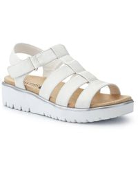 Pavers - Wide Fit Strappy Sandals - Lyst
