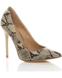 AJVANI - High Heel Stiletto Pointed Toe Party Court Shoes - Lyst