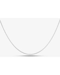 T.H.Baker - Sterling 16 Inch Flat Curb Chain Cu2Dc035/0.40 - Lyst