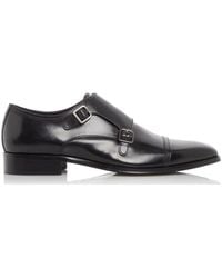Dune - 'surfer' Leather Monk Straps - Lyst