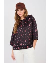 Love Lace - Floral Print 3/4 Sleeve Sweatshirt Style 224826 - Lyst