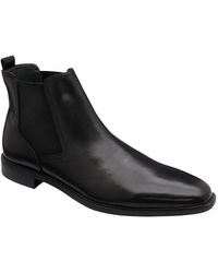 Frank Wright - Black 'mills' Leather Chelsea Boot - Lyst