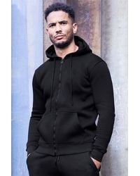Enzo - Regular Fit Zip Up Hoodie - Lyst