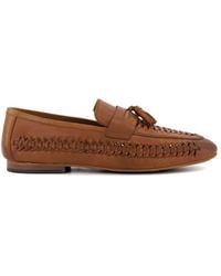 Dune - 'badgers' Leather Loafers - Lyst