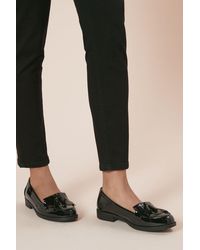 Dorothy Perkins - Wide Fit Leigh Fringe Loafers - Lyst