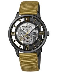 Festina - Stainless Steel Classic Analogue Automatic Watch - F20621/2 - Lyst