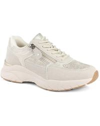 Pavers - Casual Cushioned Zip & Lace Trainers - Lyst