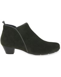 Gabor - 'Trudy' Low Heeled Ankle Boots - Lyst