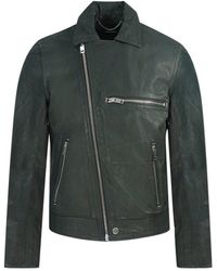 DIESEL - L-hater 900 Leather Jacket - Lyst