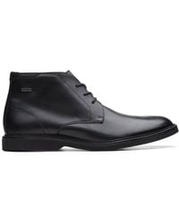 Clarks - Atticus Lt Hi Gore-Tex Leather Ankle Boots, Lace Up - Lyst