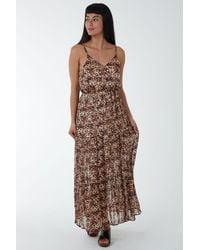 Blue Vanilla - Soft Animal Print Wrap Dress - Lyst