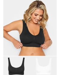 Yours - 2 Pack Seamless Padded Bras - Lyst