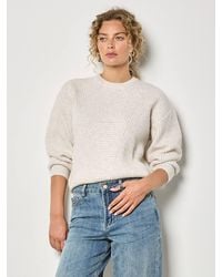 Apricot - Waffle Rib Knit Soft Jumper - Lyst
