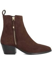 Dune - 'Paxy' Suede Ankle Boots - Lyst