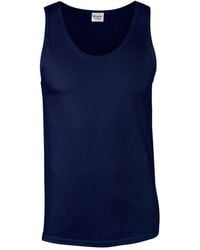 Gildan - Softstyle Plain Tank Top - Lyst