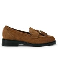 Carvela Kurt Geiger - 'Lavoro Loafer' Suede Flats - Lyst