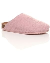 AJVANI - Flat Heel Footbed Mules Slippers - Lyst