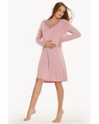 Lisca - 'isabelle' Long Sleeve Modal Nightdress - Lyst