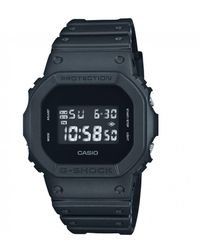 G-Shock - G-shock Plastic/resin Classic Digital Quartz Watch - Dw-5600bb-1er - Lyst
