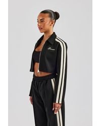 CERNUCCI - Taping Cropped Harrington Jacket - Lyst
