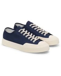 Superga - 2432 Works Cotton Canvas Low Cut Trainers - Lyst