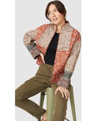 Mantaray - Mix & Match Print Quilted Jacket - Lyst