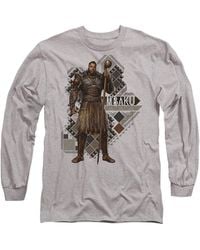 Marvel - Panther: Wakanda Forever M'Baku Long Sleeve T-Shirt, Athletic Heather - Lyst
