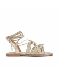 Carvela Kurt Geiger - 'Marina Flat Tie Sandal' Sandals - Lyst