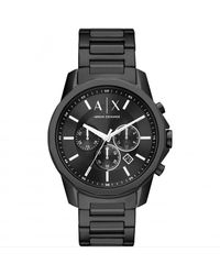 Armani Exchange - Stainless Steel Fashion Analogue Quartz Watch - Ax1722 - Lyst