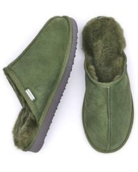 Moshulu - 'Foxtail' Sheepskin Mule Slippers - Lyst