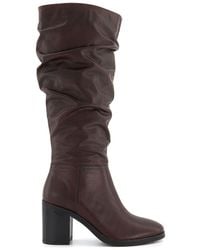 Dune - 'truce' Leather Knee High Boots - Lyst