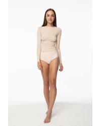 KDMD - Smooth Stretch Long Sleeve Blouse Base Layer - Lyst