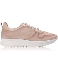 moda in pelle pink trainers