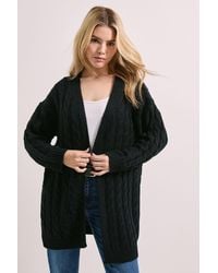 Dorothy Perkins - Chunky Longline Multi Cable Cardigan - Lyst