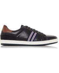 Dune - 'tommy' Leather Trainers - Lyst