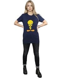 Looney Tunes - Angry Tweety Cotton Boyfriend T-Shirt - Lyst