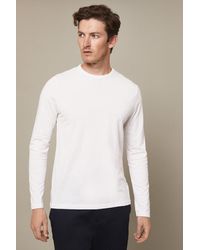 Burton - 2 Pack Long Sleeve White And Navy T-shirts - Lyst