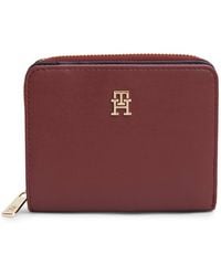Tommy Hilfiger - Icon Medium Flap Oxblood - Lyst