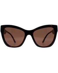Versace - Cat Eye Havana Dark Ve4417U - Lyst