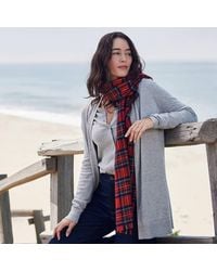 Lands' End - Long Sleeve Open Cardigan - Lyst