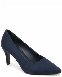 Spot on - Pointed Toe Mid Heel Court Shoes - Lyst