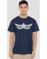 Marvel - Captain America Brave New World Star T-Shirt - Lyst