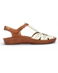 TruClothing - Leather Cushioned Wedge Sandal Shoes - Lyst