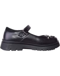 Absolute Footwear - Childrens Faux Leather Touch & Close Floral Mary Jane Shoes - Lyst