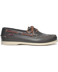 Sebago - Portland Martellato Full Grain Leather Boat Shoes - Lyst