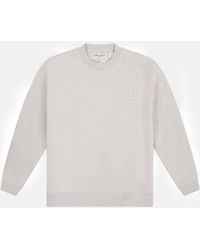 Blank Essentials - Quilted College Logo Sweatshirt - Lyst