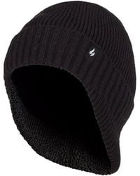 Heat Holders - Knitted Thermal Winter Warm Expedition Hat With Drop Neck - Lyst