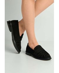 Miss Diva - Haisley Plain Silp On Loafer With Band - Lyst